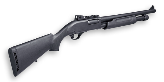 Matte Black 5 Rounds Home Defense ปืนลูกซอง 3in Chamber Pump Action Shotgun
